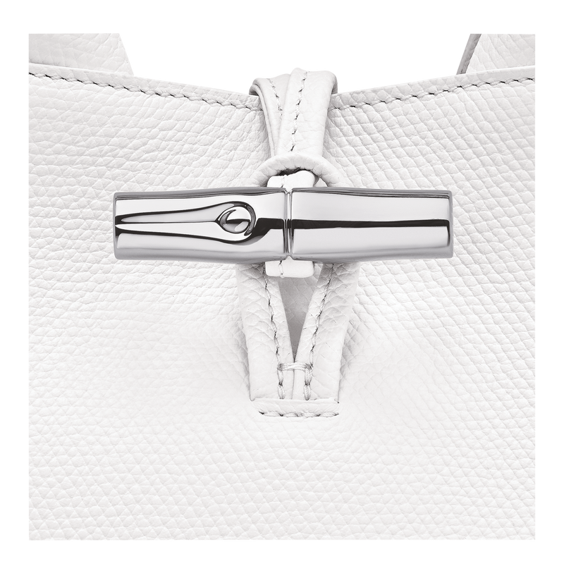 Le Roseau S Handbag White - Leather