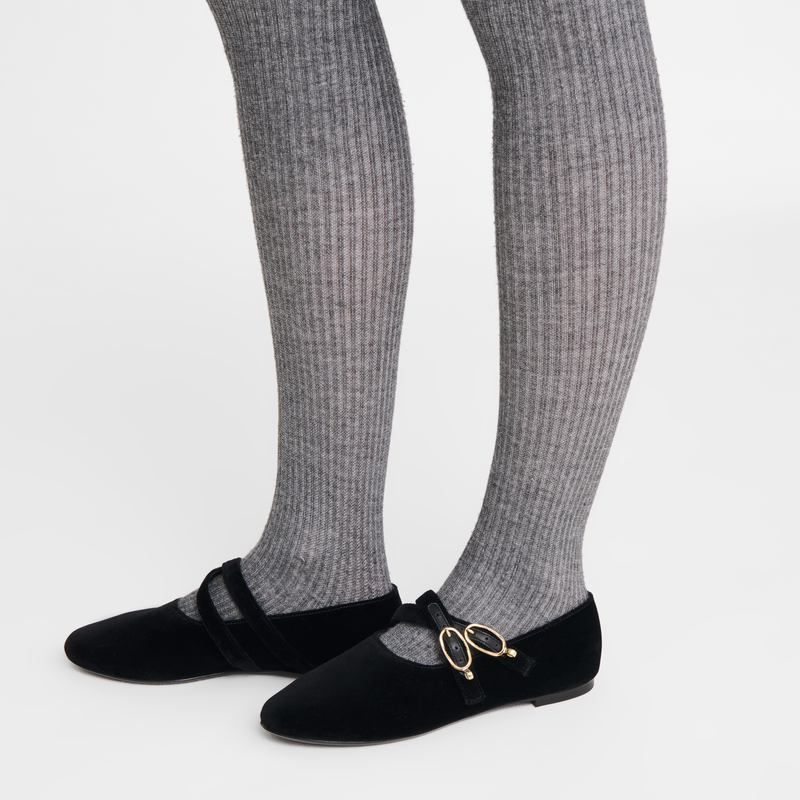 Le Foulonné Ballerinas Black - Leather