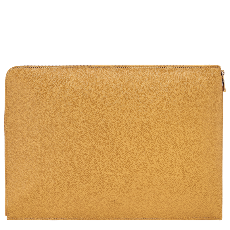 Le Foulonné Laptop case Nutmeg - Leather
