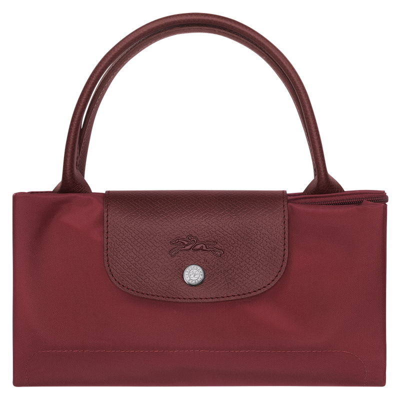 Le Pliage Green M Handbag Pomegranate - Recycled canvas