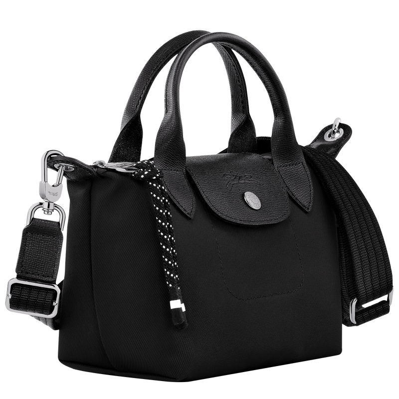 Le Pliage Energy XS Handbag Black - Recycled canvas