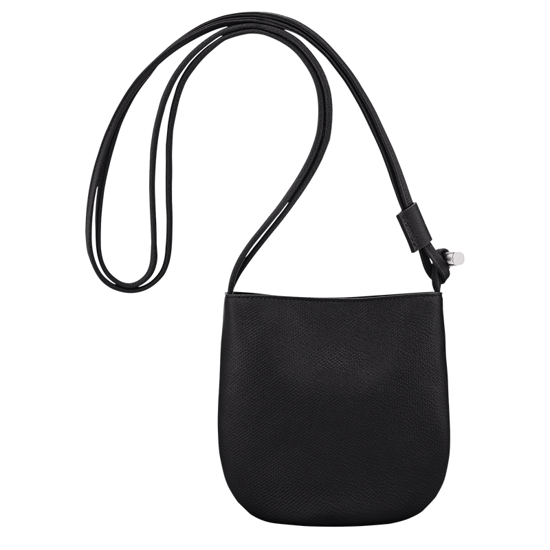 Le Roseau S Crossbody bag Black - Leather