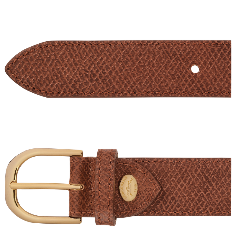 Le Pliage Original Ladies' belt Cognac - Leather