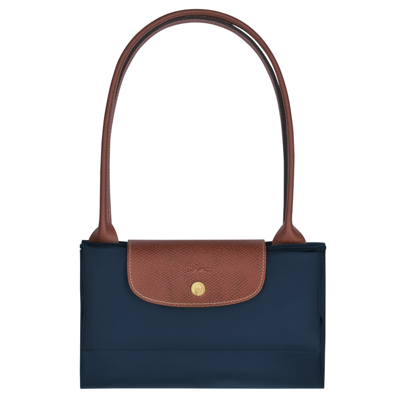 Le Pliage Original L Tote bag Navy - Recycled canvas