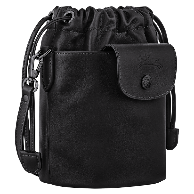Le Pliage Xtra XS Bucket bag Black - Leather