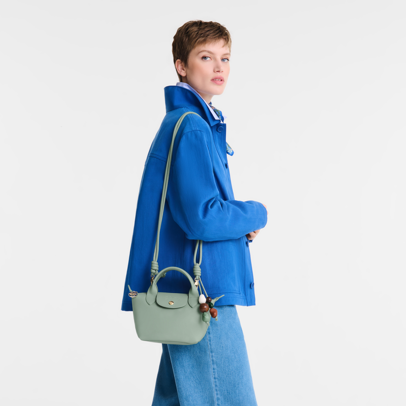 Le Pliage Xtra XS Handbag Celadon - Leather