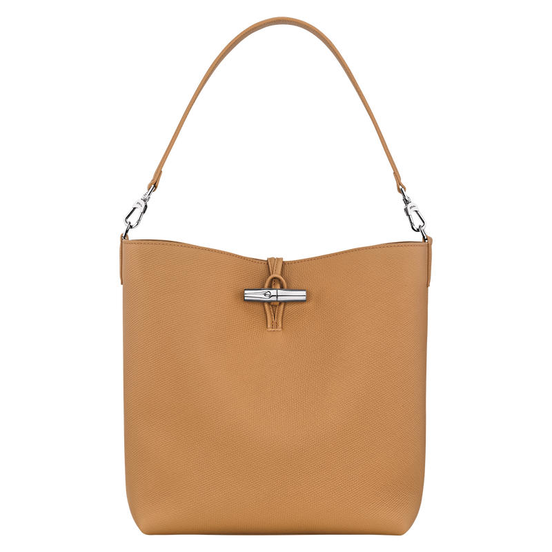 Le Roseau M Hobo bag Walnut - Leather