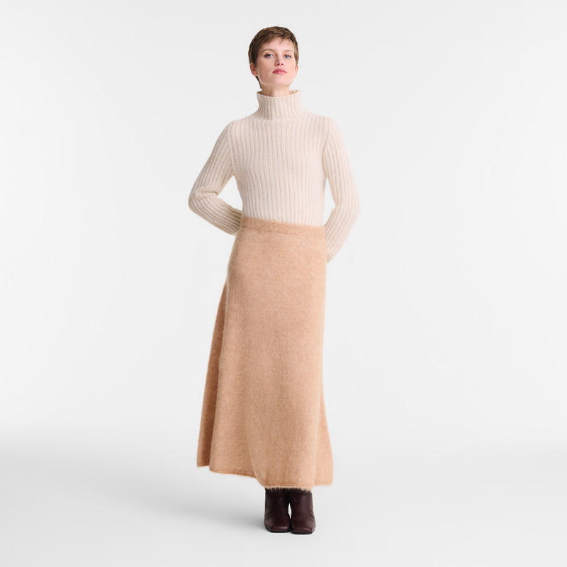 Midi skirt Biscuit - Knit