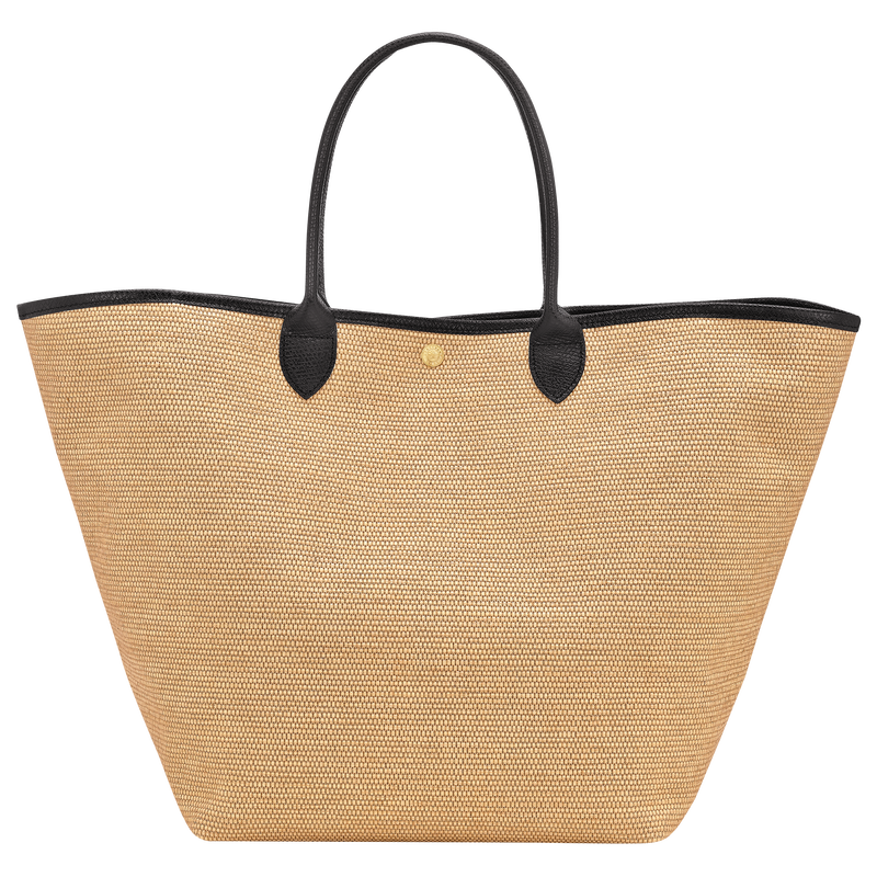 Le Pliage Collection L Basket bag Black - Canvas