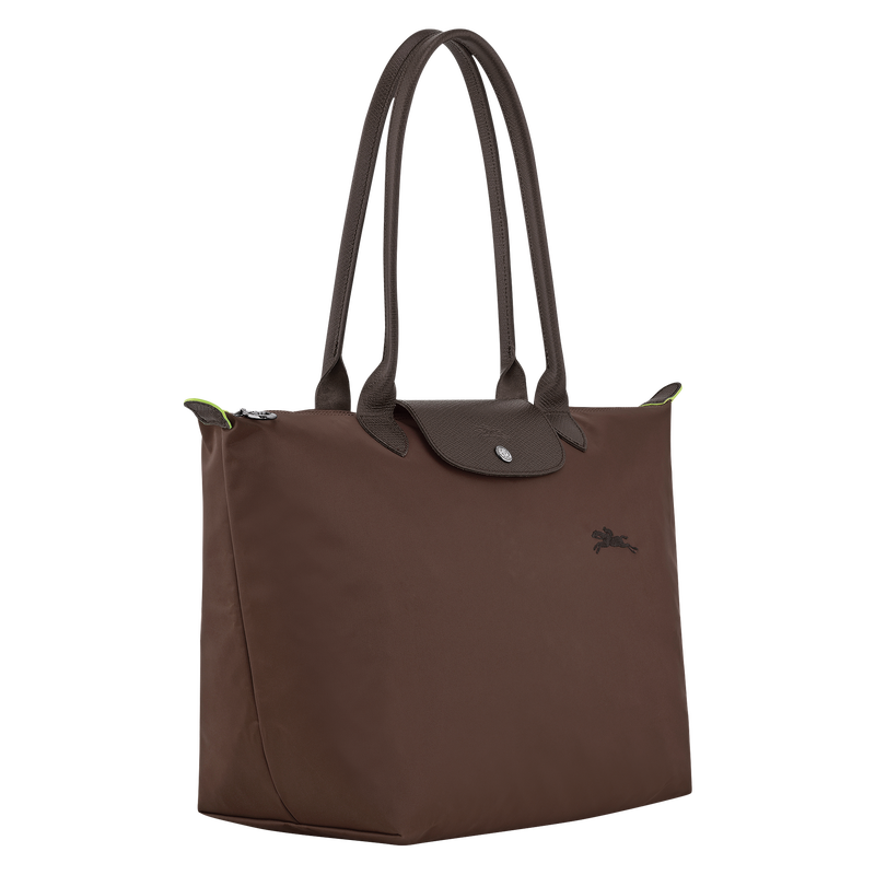 Le Pliage Green L Tote bag Mocha - Recycled canvas