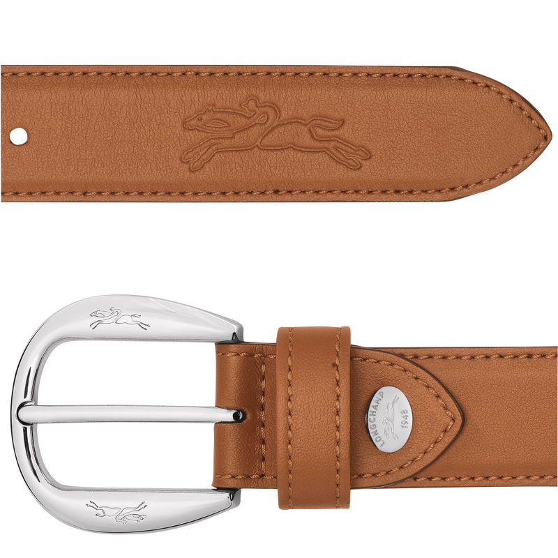 Le Pliage Xtra Ladies' belt Cashew - Leather