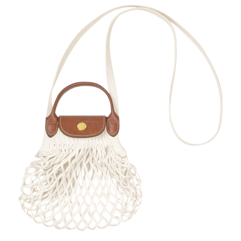 Le Pliage Filet XS Mesh bag Ecru - Canvas