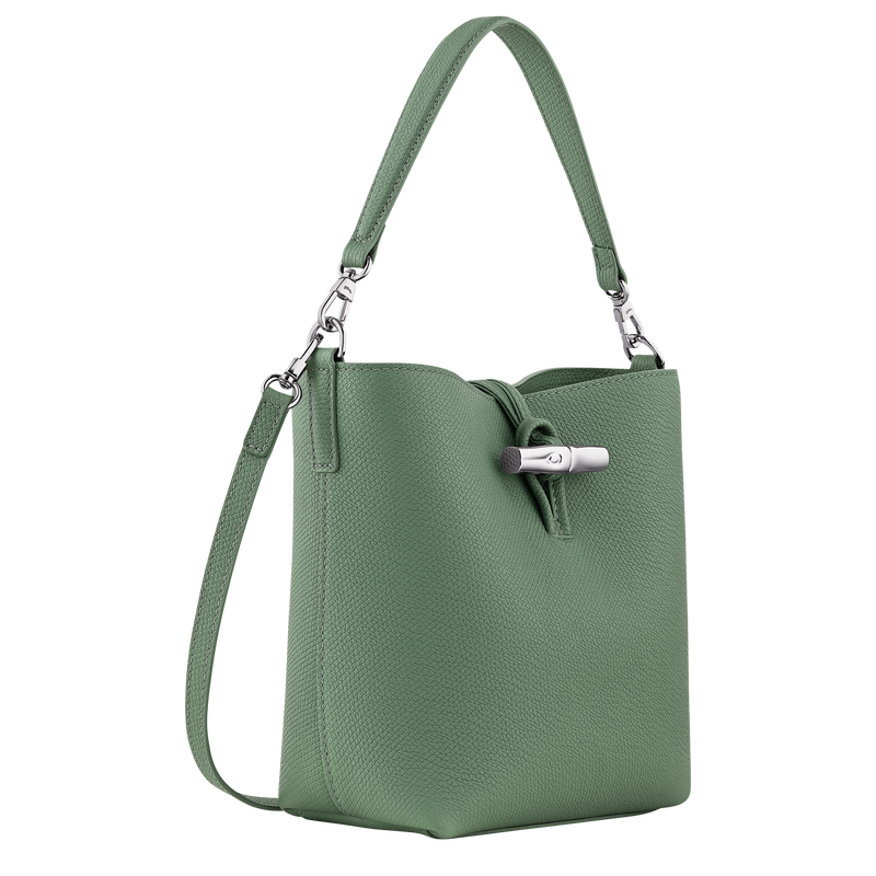 Le Roseau XS Bucket bag Oregano - Leather
