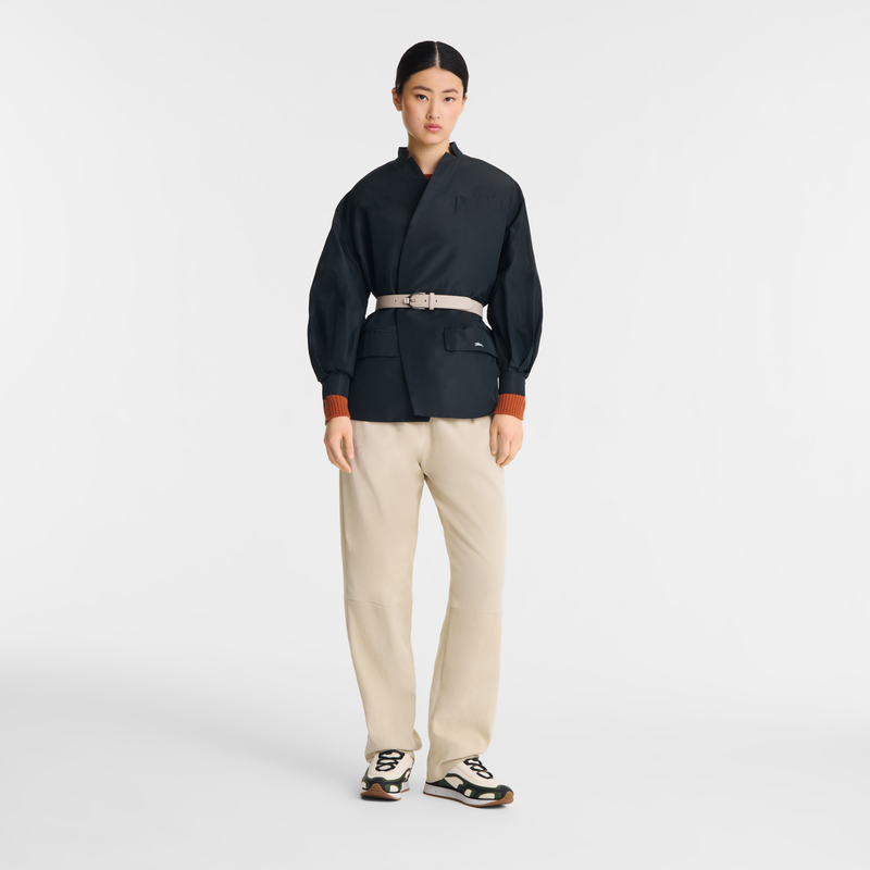 Kimono jacket Black - Technical taffeta