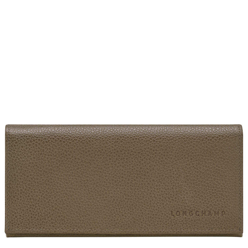 Le Foulonné Long continental wallet Caper - Leather