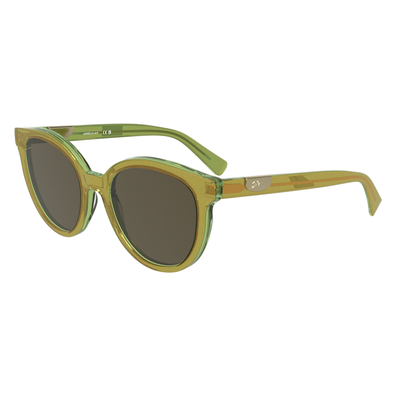Sunglasses Glitter Khaki - Acetate