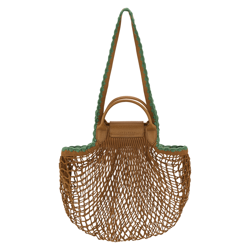 Le Pliage Collection L Mesh bag Tobacco - Canvas