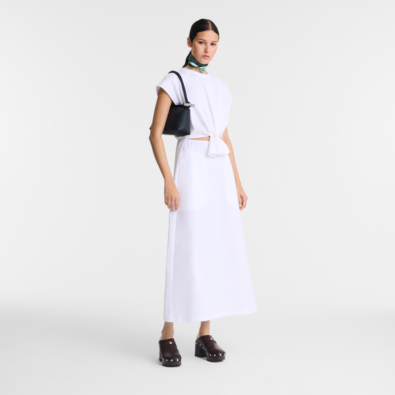 Le Roseau M Shoulder bag Black - Leather