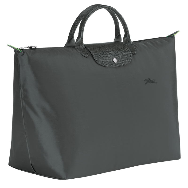 Le Pliage Green L Travel bag Graphite - Recycled canvas