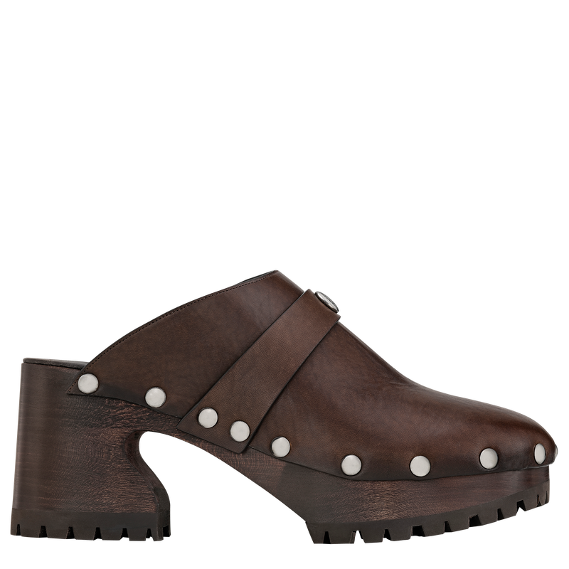 La Cigale Clogs Mocha - Leather