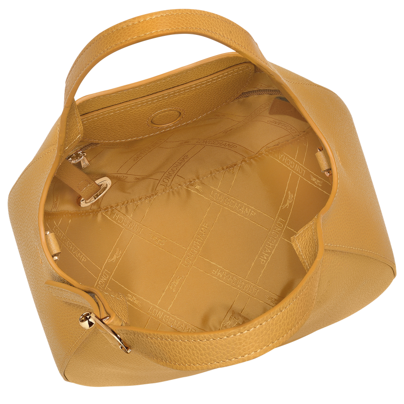 Le Foulonné S Handbag Nutmeg - Leather