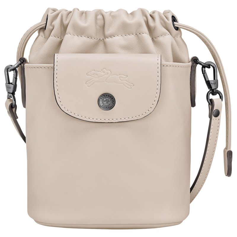 Le Pliage Xtra XS Bucket bag Paper - Leather