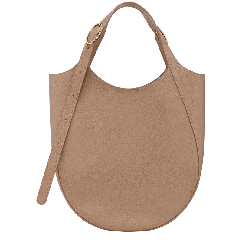 Le Foulonné XL Tote bag Biscuit - Leather