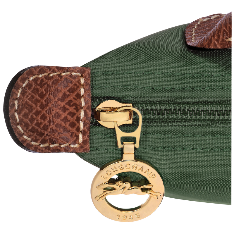 Le Pliage Original Pouch with handle British Green - Recycled canvas