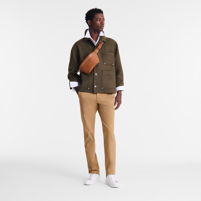 Le Foulonné M Belt bag Caramel - Leather