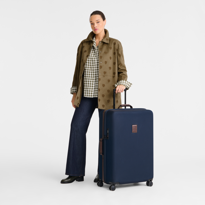 Boxford XL Suitcase Blue - Recycled canvas