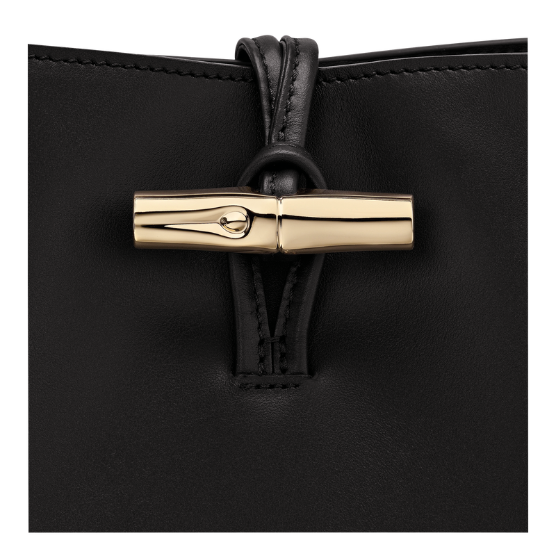 Le Roseau XS Bucket bag Black - Leather