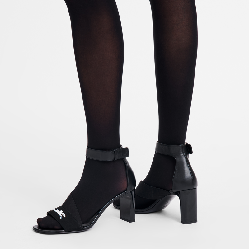 La Baronne Pumps Black - Leather