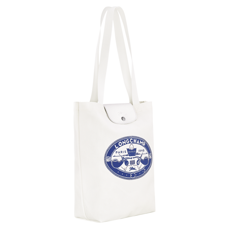 Le Pliage Collection M Tote bag Ecru - Canvas