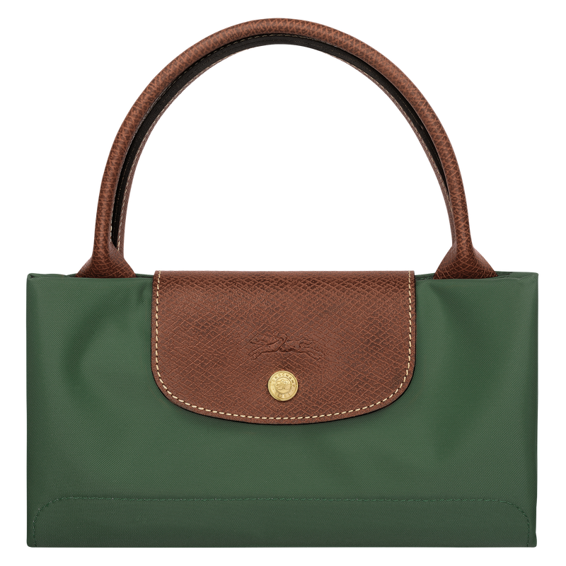 Le Pliage Original M Handbag British Green - Recycled canvas