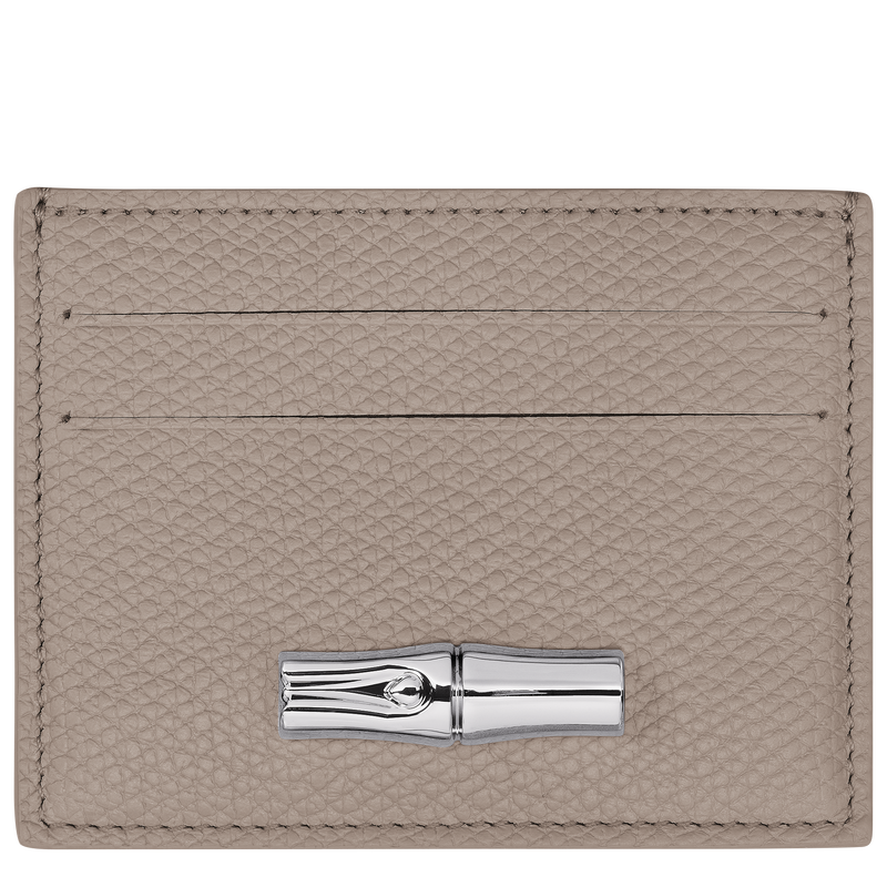 Le Roseau Card holder Clay - Leather