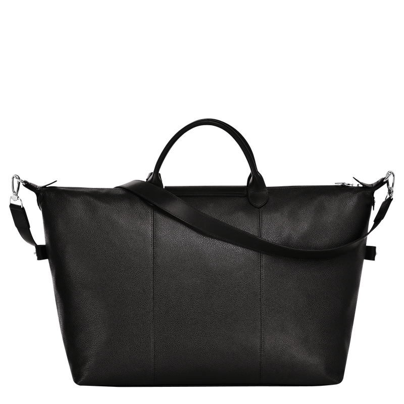 Le Foulonné XL Travel bag Black - Leather
