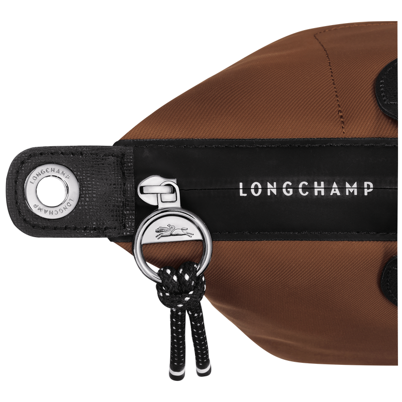 Le Pliage Energy S Handbag Chocolate - Recycled canvas