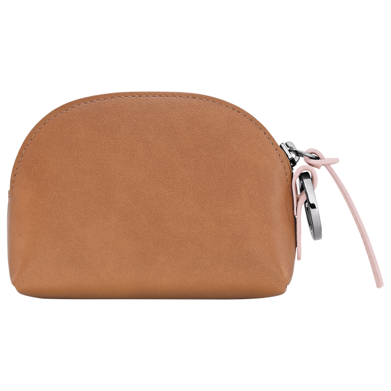 Longchamp Pocket Coin purse Natural - Leather