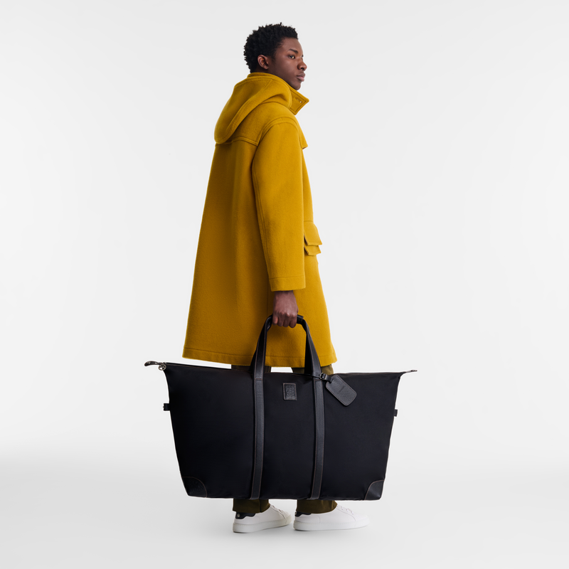 Boxford XL Travel bag Black - Recycled canvas