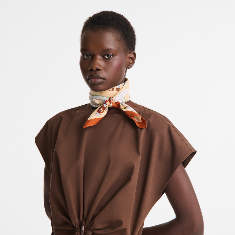 Palette d'Artiste Silk scarf 70 Cashew - Silk