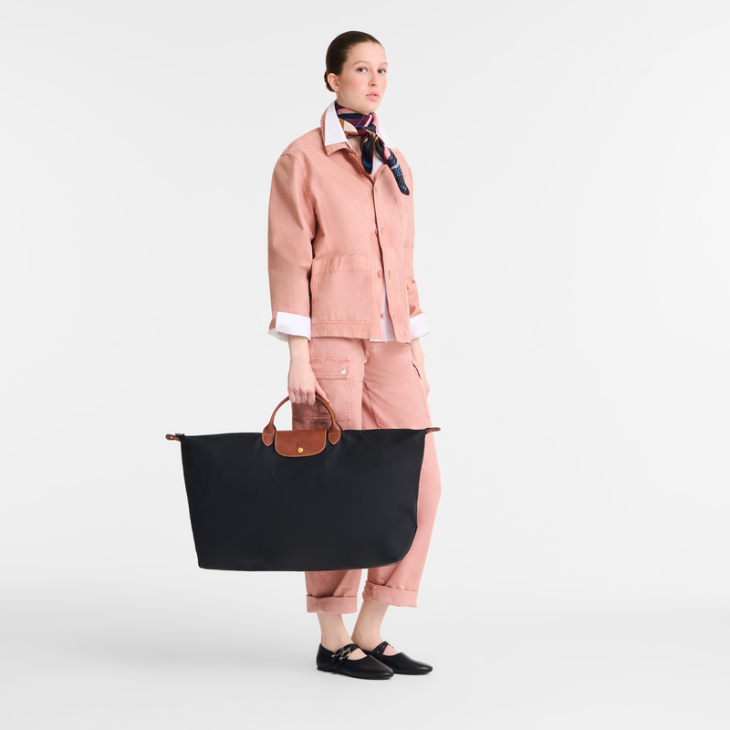 Le Pliage Original XL Travel bag Black - Recycled canvas