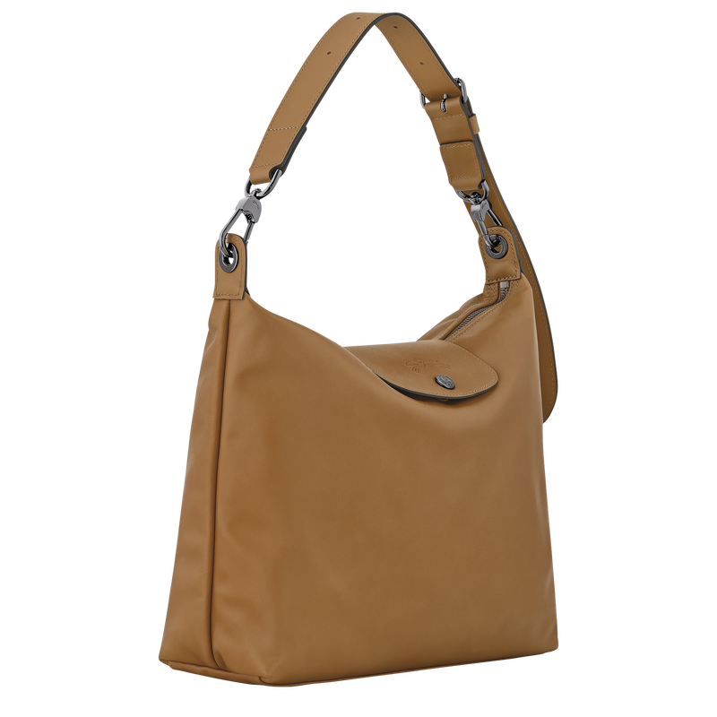 Le Pliage Xtra M Hobo bag Tobacco - Leather