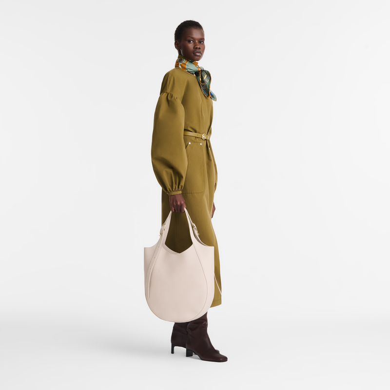 Le Foulonné XL Tote bag Paper - Leather