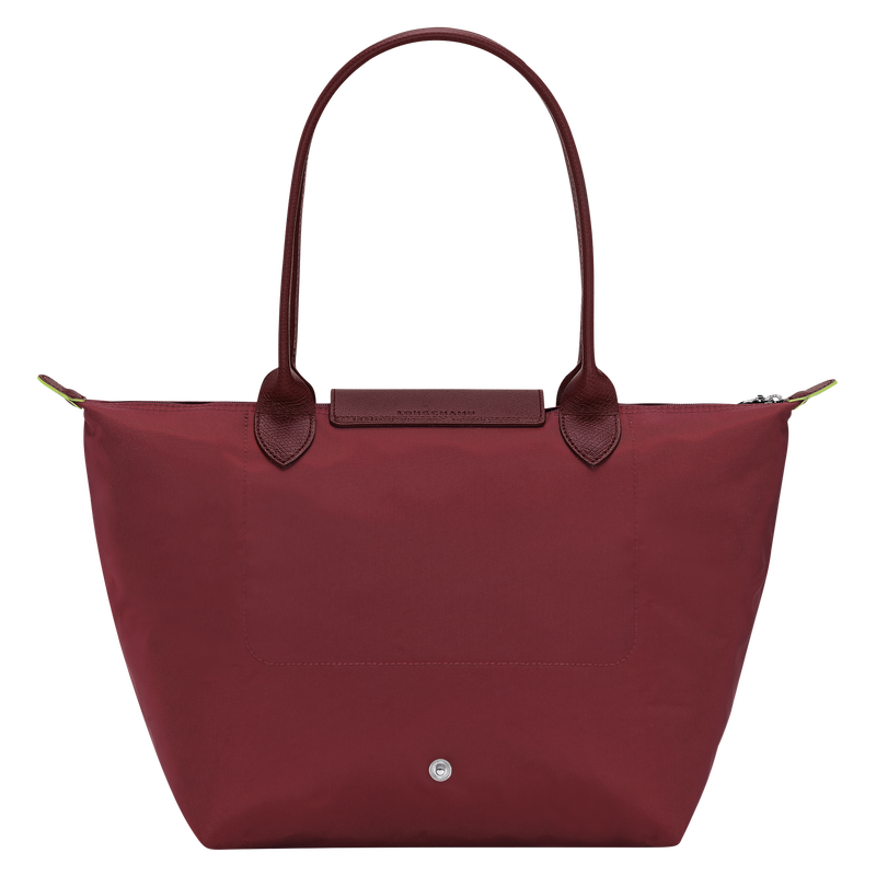 Le Pliage Green M Tote bag Pomegranate - Recycled canvas