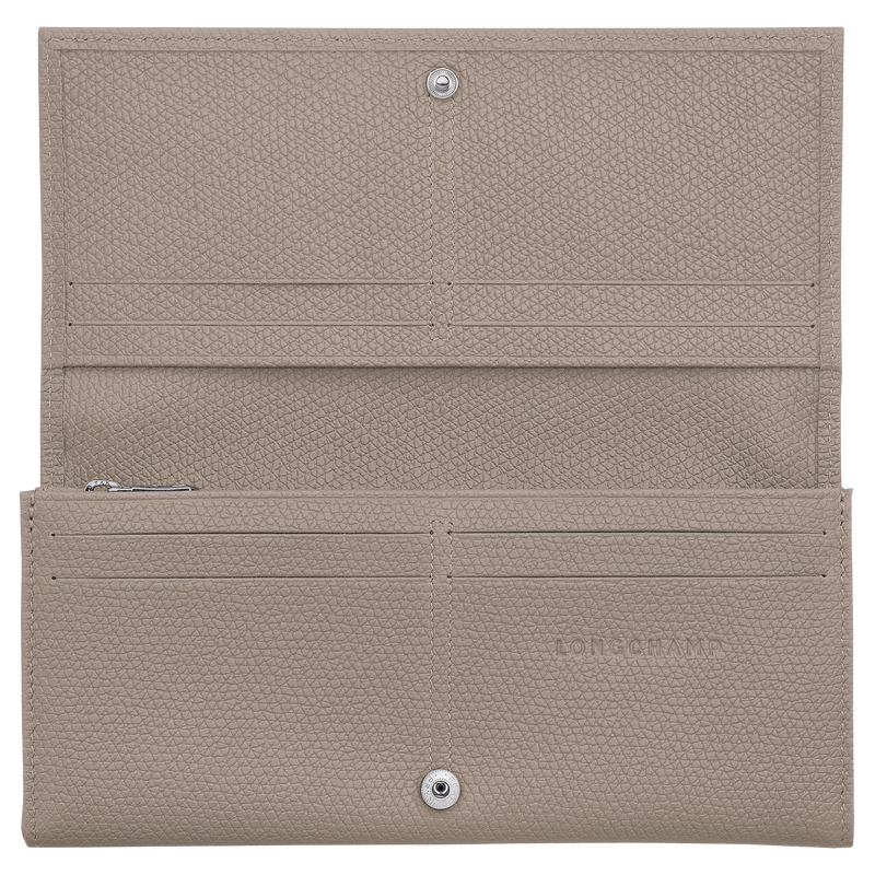 Le Roseau Long continental wallet Clay - Leather