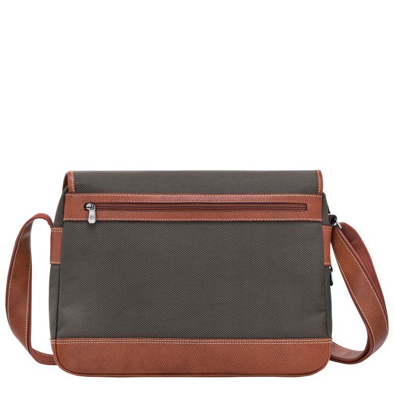 Boxford L Crossbody bag Brown - Recycled canvas