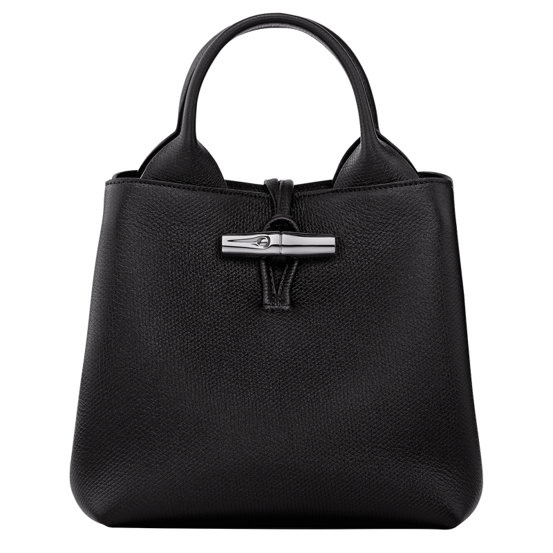 Le Roseau S Handbag Black - Leather