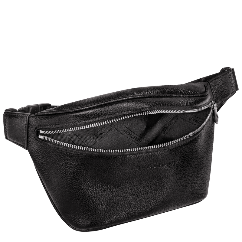 Le Foulonné M Belt bag Black - Leather