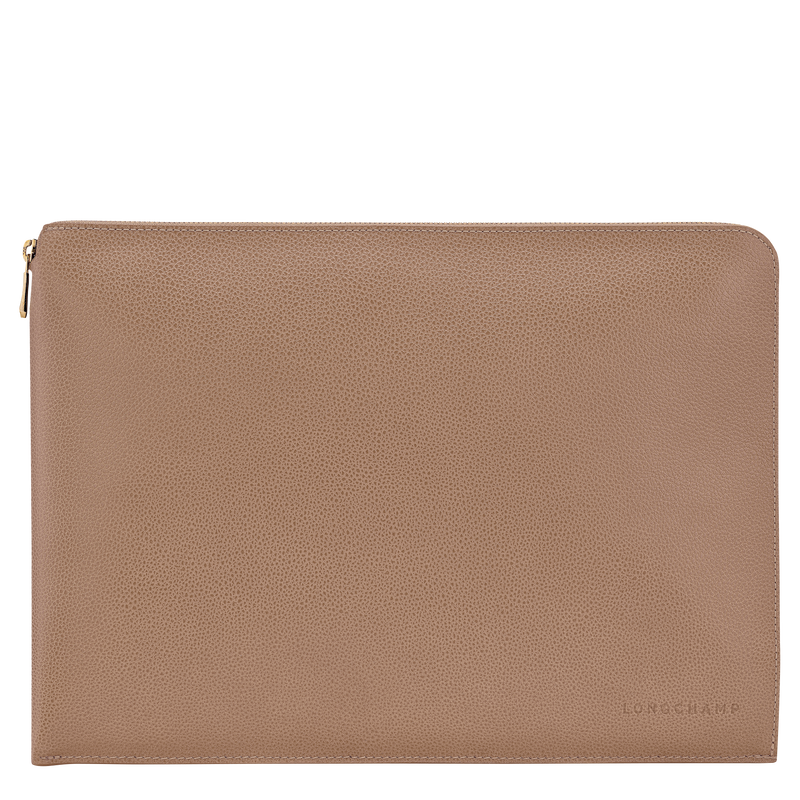Le Foulonné Laptop case Biscuit - Leather