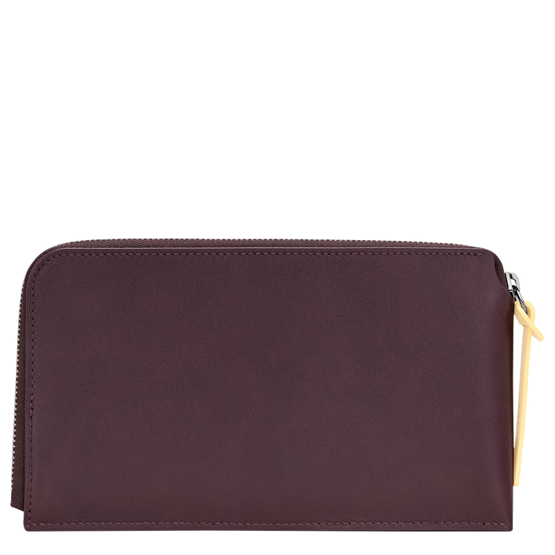 Longchamp Pocket Pouch Mocha - Leather